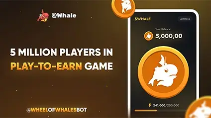 Чесний запуск Whale Token змінює ринок криптовалют: у проекті вже 5 мільйонів учасників