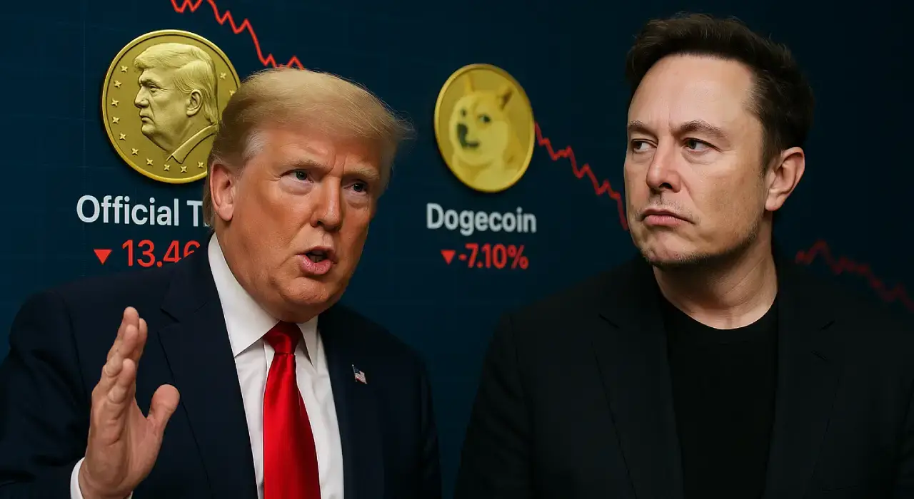 Конфлікт Трампа з Маском вдарив по крипторинку: які монети постраждали