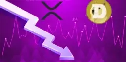 Ціна XRP та Dogecoin падає: ведмеді посилюють тиск