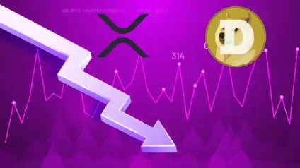 Ціна XRP та Dogecoin падає: ведмеді посилюють тиск