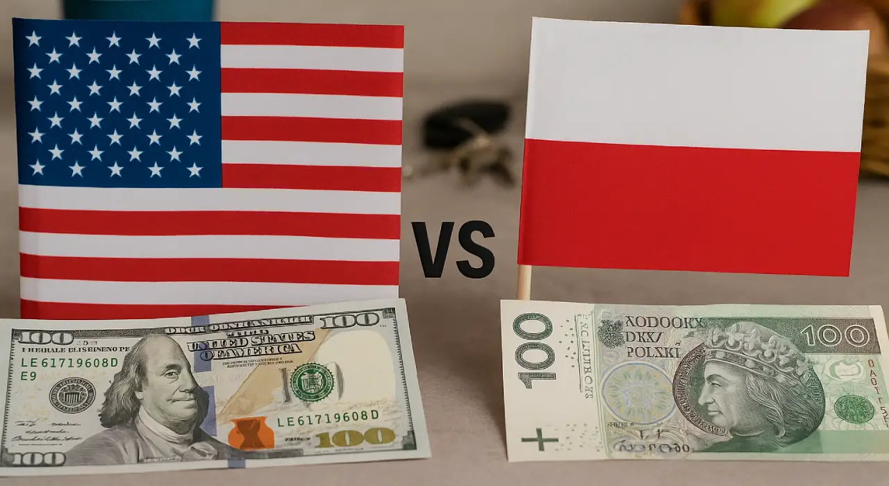 Як дорого жити у США та Польщі: ключові показники