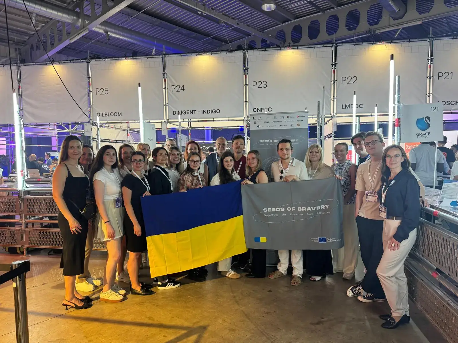 Українська делегація стартапів на технологічній конференції Nexus Luxembourg 2025