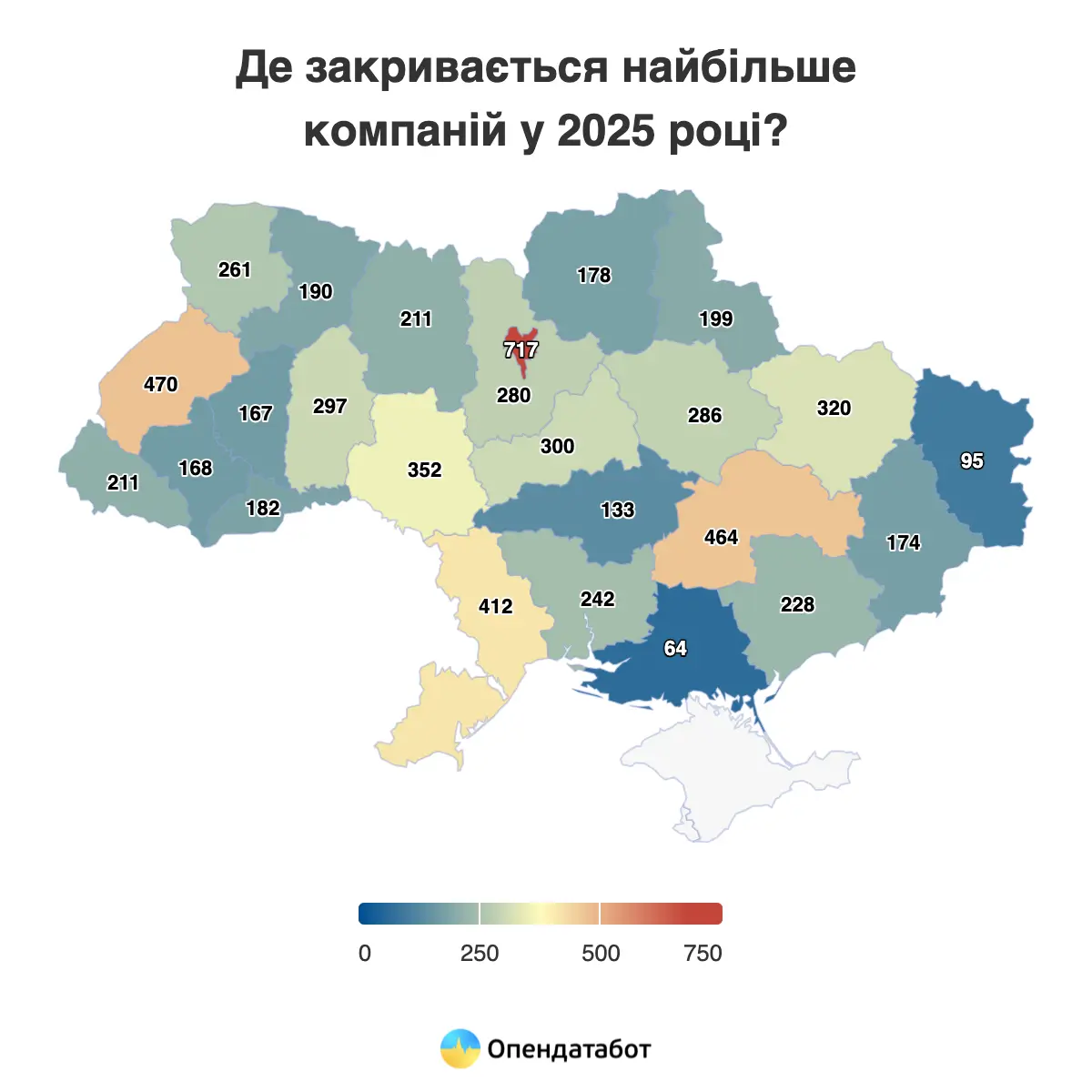 Скільки нових компаній зʼявилося у 2025 — Опендатабот