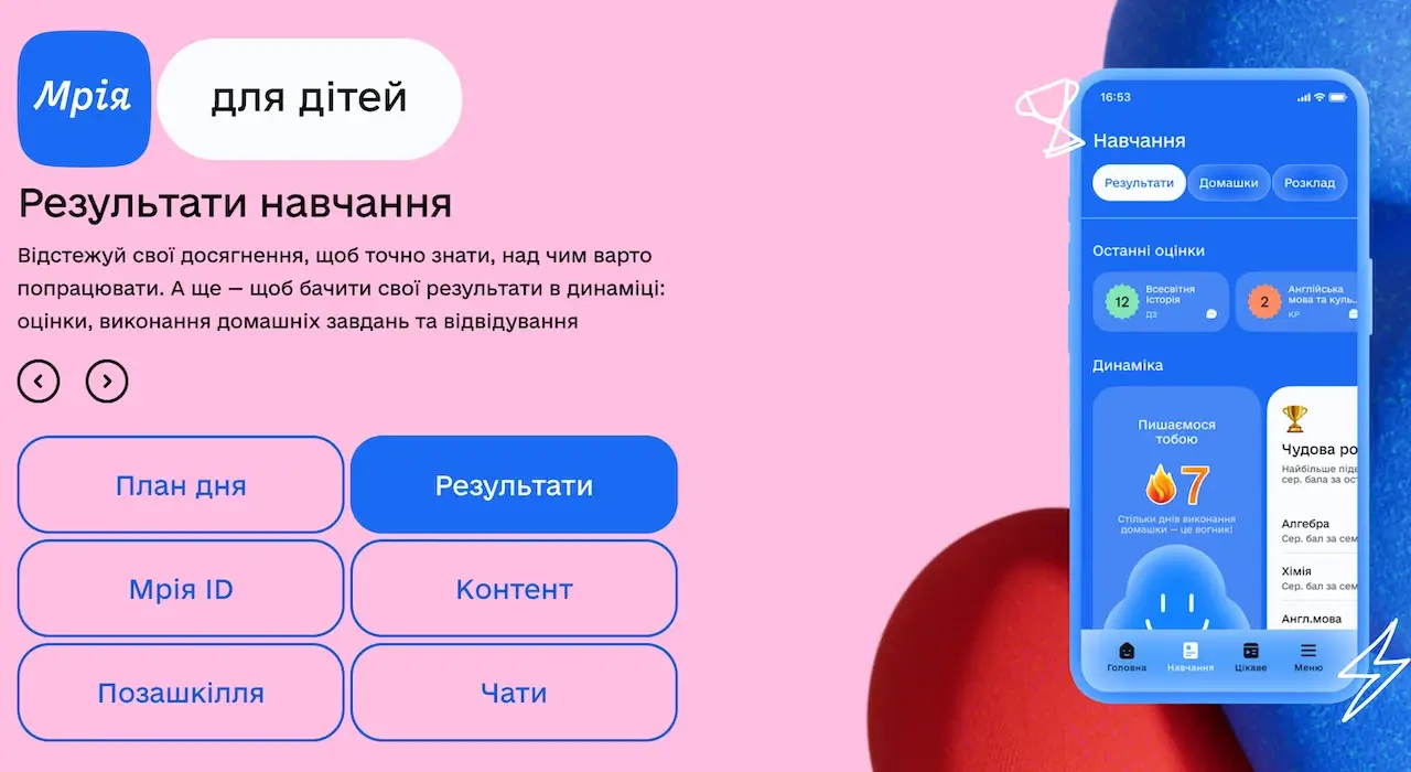 У застосунку «Мрія» зʼявляться нові функції