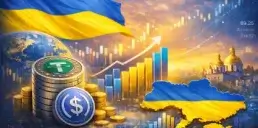 Україна стала світовим лідером за використанням стейблкоїнів відносно ВВП