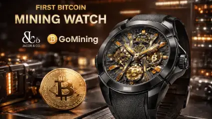 Створено перший годинник з функцією майнінгу Біткоїна