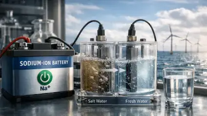Науковці розробили дешевший акумулятор, який може опріснювати воду