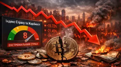 Індекс Fear & Greed тестує історичні мінімуми: крипторинок на межі