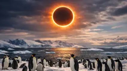 Сонячне затемнення у лютому 2026: де буде видно