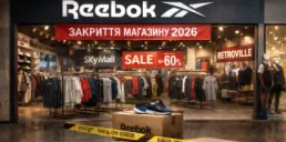 Reebok закриває магазини в Україні: причини