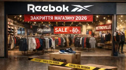 Reebok закриває магазини в Україні: причини
