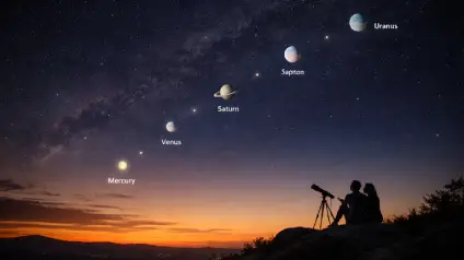 Парад планет вже завтра: шість світів вишикуються в одну лінію