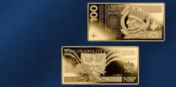 У Польщі випустили золоту монету номіналом 100 злотих