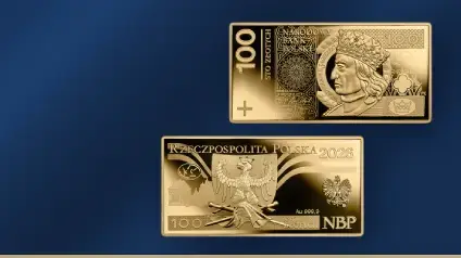 У Польщі випустили золоту монету номіналом 100 злотих