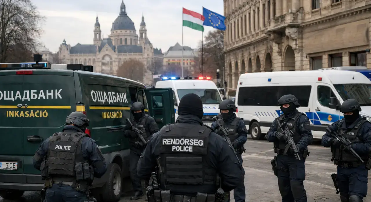 В Угорщині захопили дві інкасаторські машини Ощадбанку — коментар НБУ