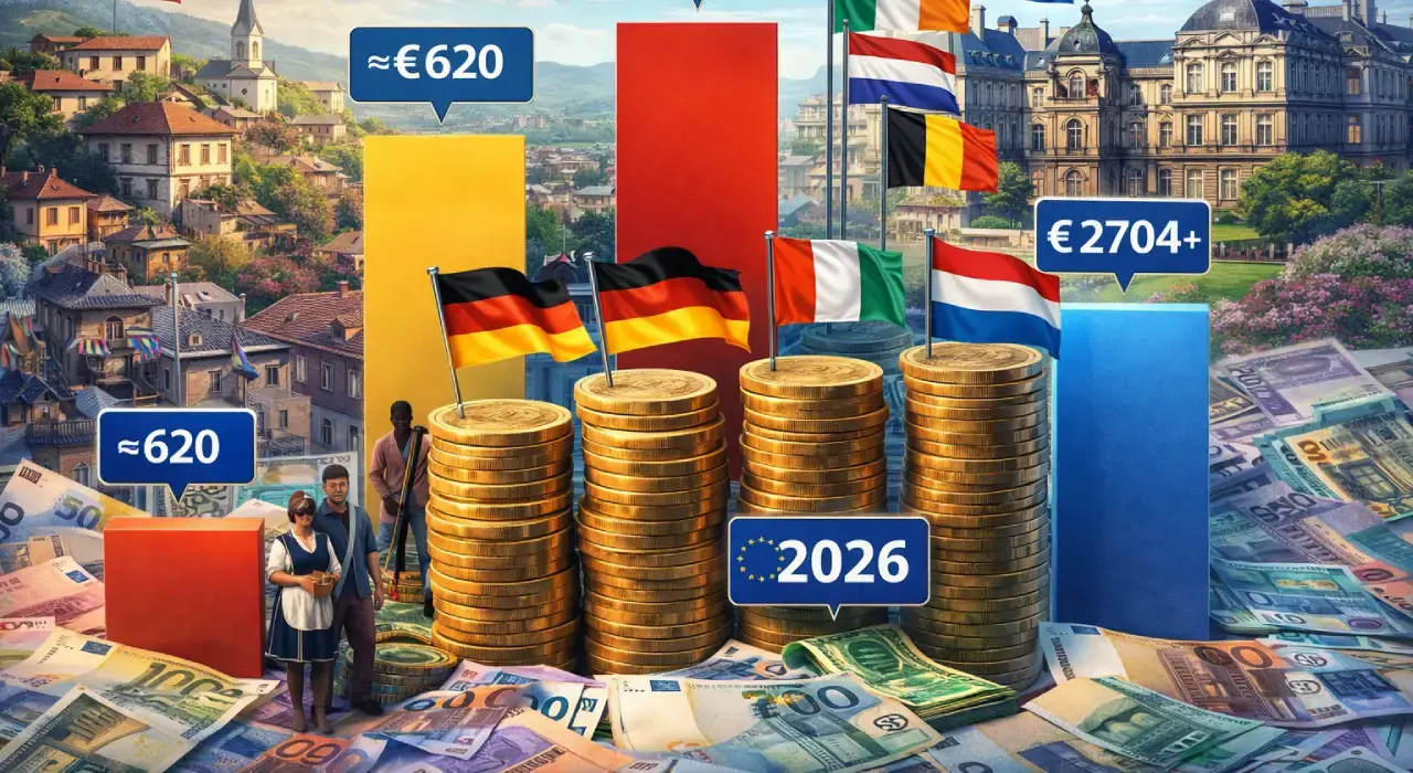 Де в ЄС платять найбільше: як змінилася мінімальна ЗП у 2026