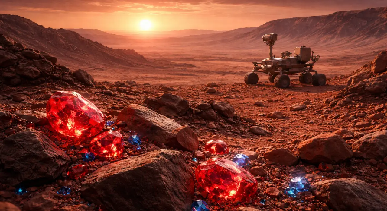 На Марсі виявили кристали, схожі на рубіни та сапфіри