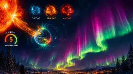 Потужні магнітні бурі накриють Землю вже завтра