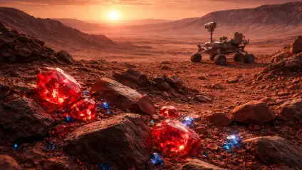 На Марсі виявили кристали, схожі на рубіни та сапфіри