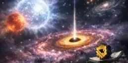 Вчені назвали причини появи надмасивних чорних дір і перших галактик