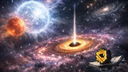 Вчені назвали причини появи надмасивних чорних дір і перших галактик