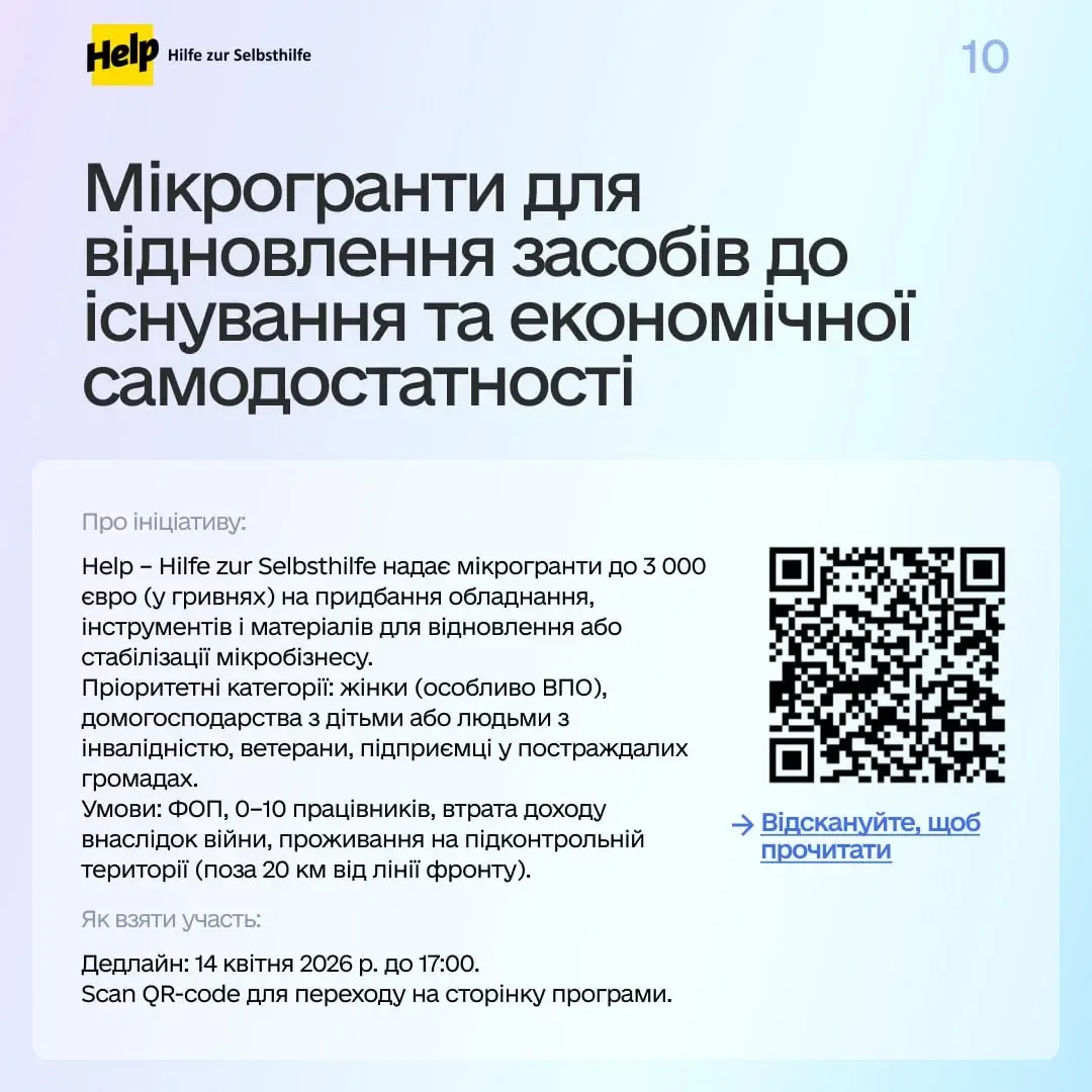Як бізнесу залучити гроші у квітні 2026 — дайджест можливостей