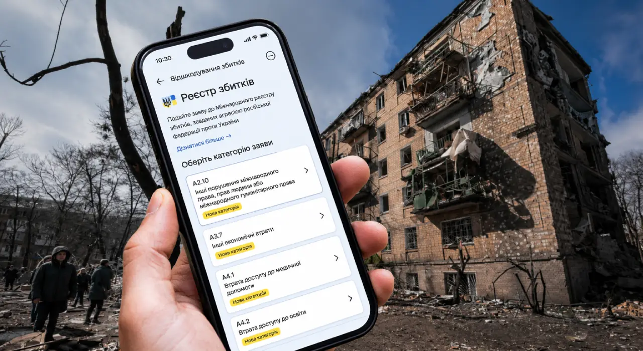 У Дії відкрили нові категорії заяв до Реєстру збитків