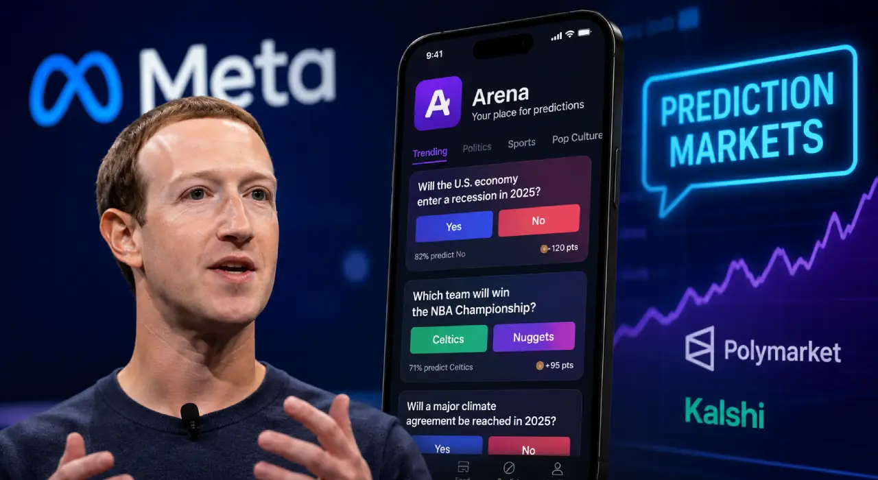 Meta планує запустити застосунок прогнозів — аналог Polymarket