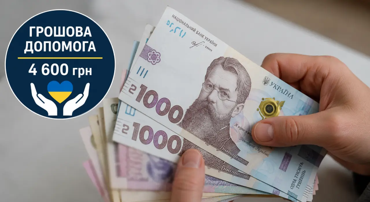 Деякі українці можуть отримати одноразову допомогу 4 600 грн