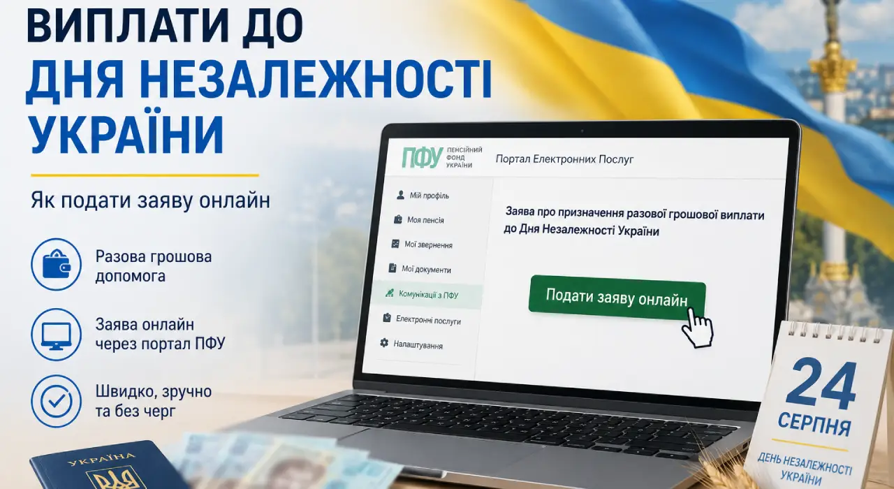 Українці отримають виплати до Дня Незалежності: як подати заявку