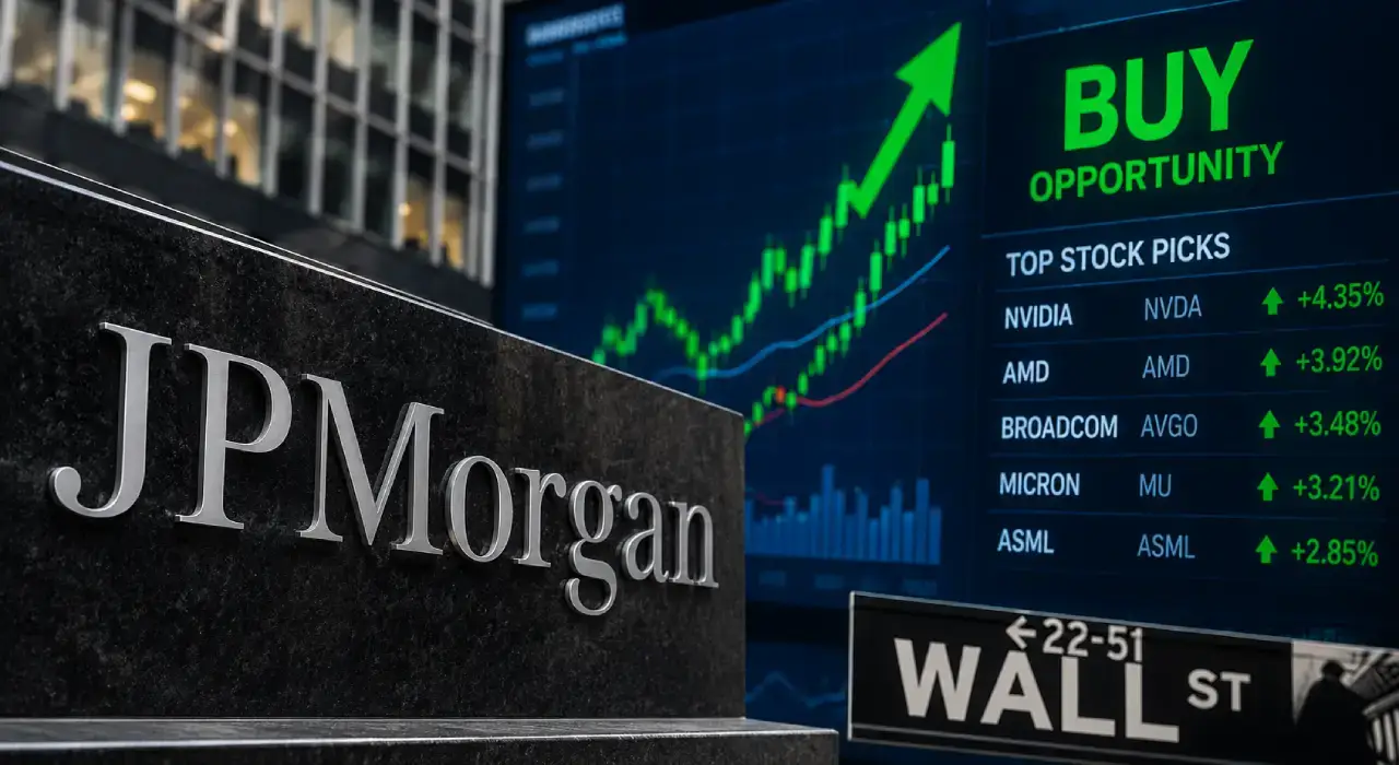 JPMorgan назвав акції, які варто купувати після нещодавнього падіння