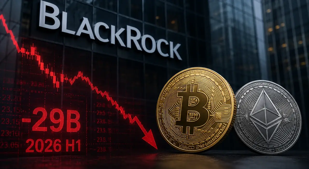 BlackRock втратив майже $30 млрд у криптоактивах у 2026