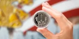 НБУ представив срібну пам’ятну монету на честь 250-річчя США
