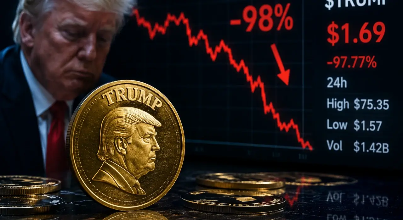 Скільки втратили інвестори на мемкоїні Трампа