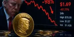 Скільки втратили інвестори на мемкоїні Трампа