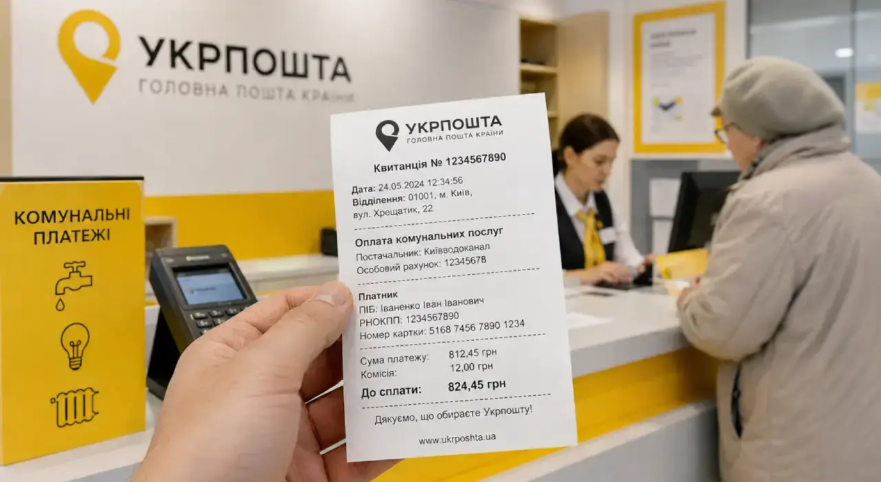 Укрпошта друкуватиме особисті дані клієнтів на чеках