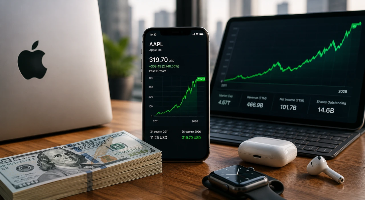 Скільки заробили інвестори Apple за еру Тіма Кука