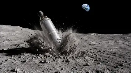 Ракета SpaceX Falcon 9 протаранила Місяць, створивши новий кратер