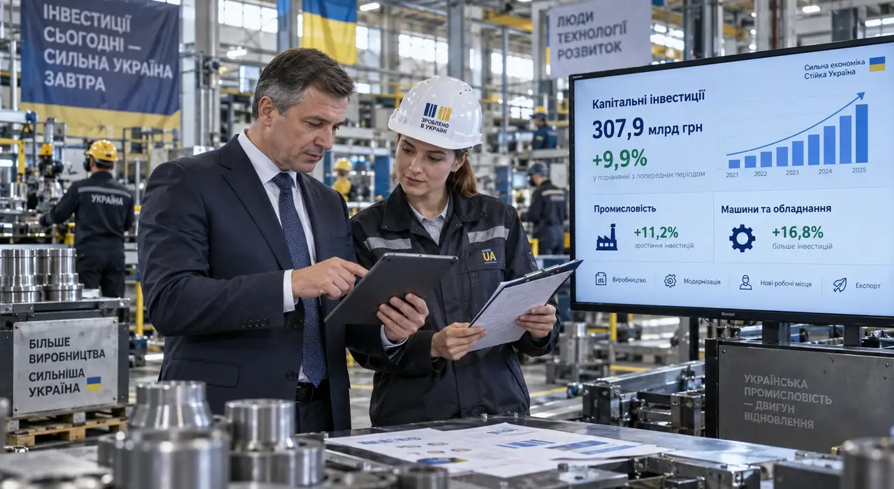 Український бізнес наростив інвестиції: куди спрямували 307,9 млрд грн