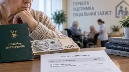 Кому в Україні можуть виплачувати лише 25% пенсії