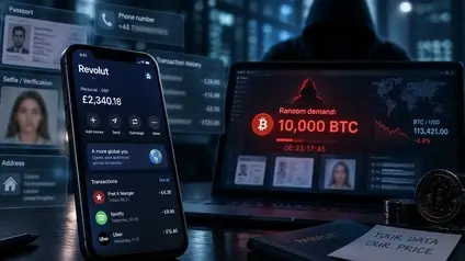 З Revolut вимагають 10 000 Біткоїнів за викрадені дані