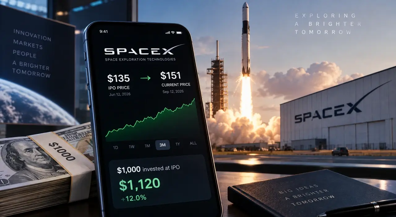 Скільки б ви отримали, інвестувавши $1000 в акції SpaceX під час IPO