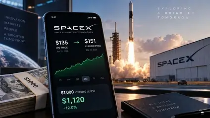 Скільки б ви отримали, інвестувавши $1000 в акції SpaceX під час IPO