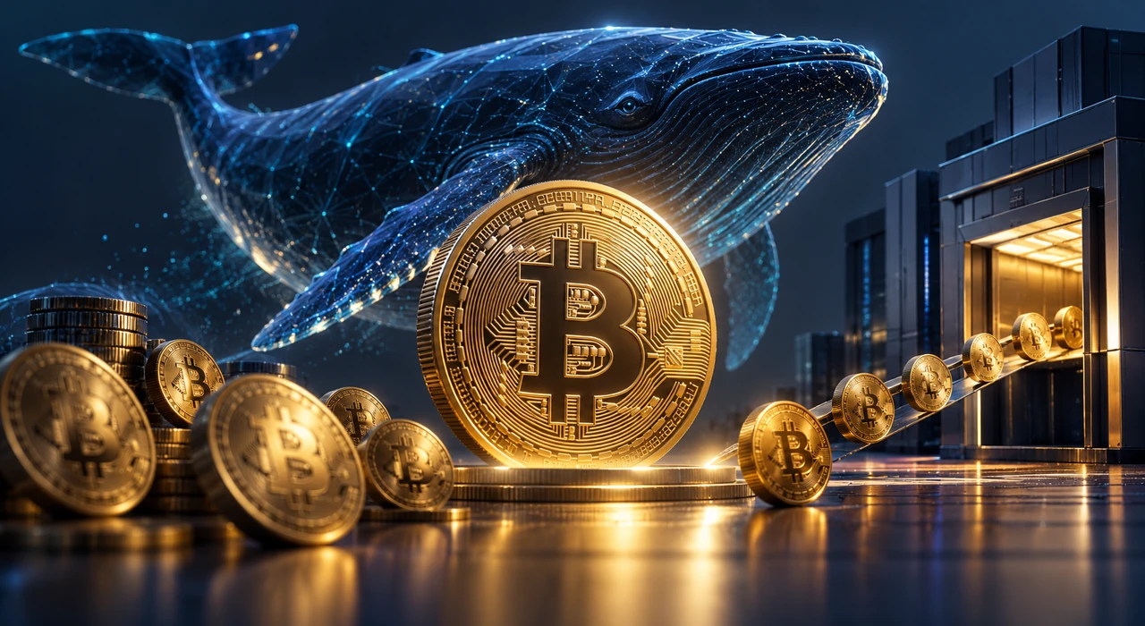 Кит і монети Біткоїна — ілюстрація поведінки власників BTC