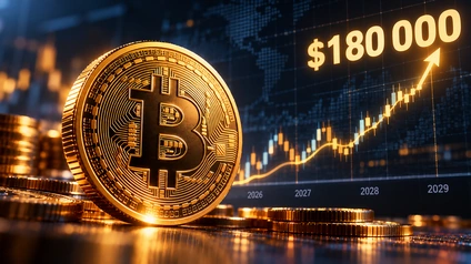 Біткоїн може зрости до $180 000: експерт назвав дату