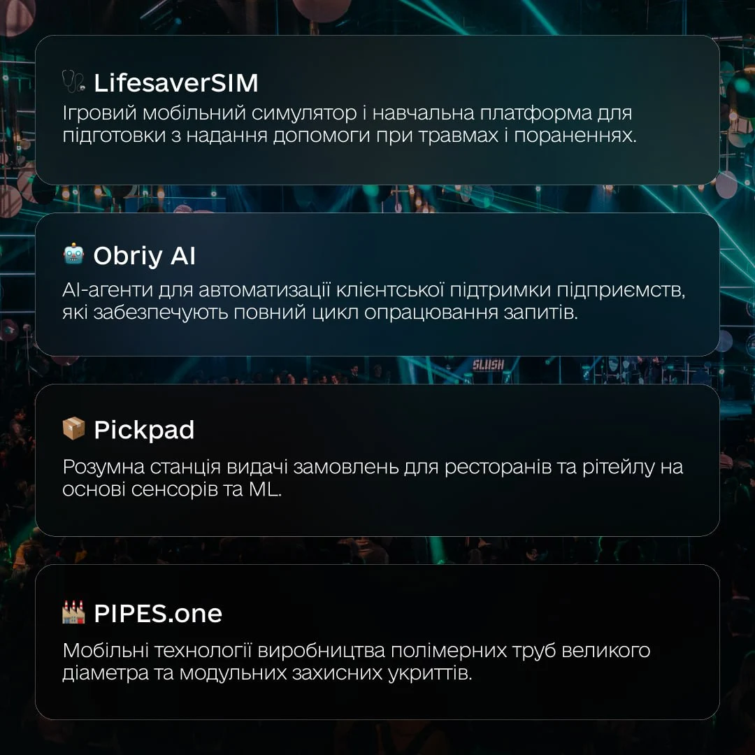 12 українських стартапів представлять Україну на Slush 2026