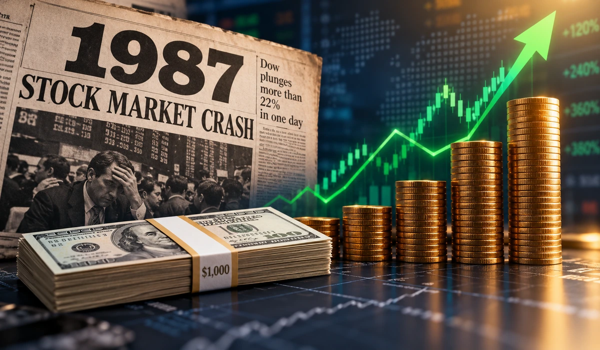 Скільки б ви заробили, інвестувавши $1000 після обвалу ринку 1987 року