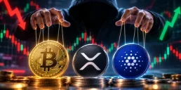 Аналітик запідозрив маніпуляції цінами Біткоїна, XRP та Cardano