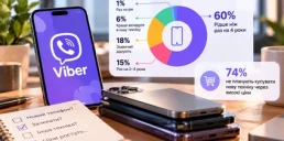 Як часто українці змінюють смартфони — опитування Viber