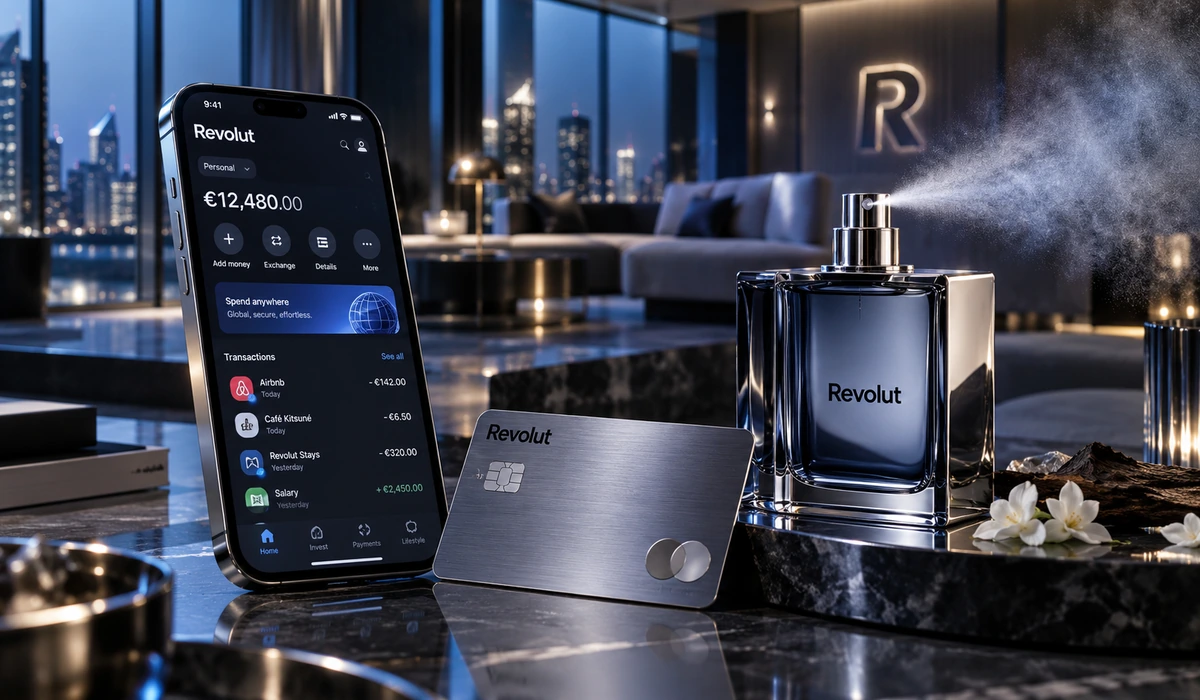 Revolut планує створити власний аромат: навіщо це компанії